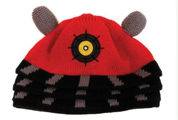 Doctor Who Red Dalek Beanie Hat-1