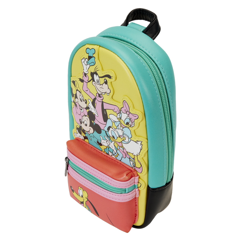 Loungefly Disney100 Mickey & Friends Classic Stationery Mini Backpack Pencil Case-zoom-6