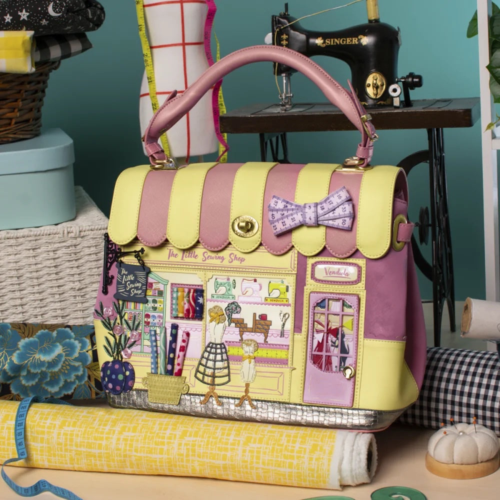 Vendula London Sewing Shop - Raspberry Edition Grace Bag