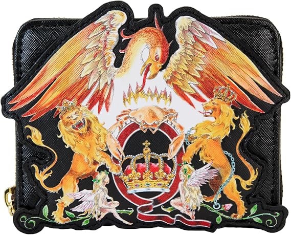 Loungefly Queen Logo Crest Zip-Around Wallet-1