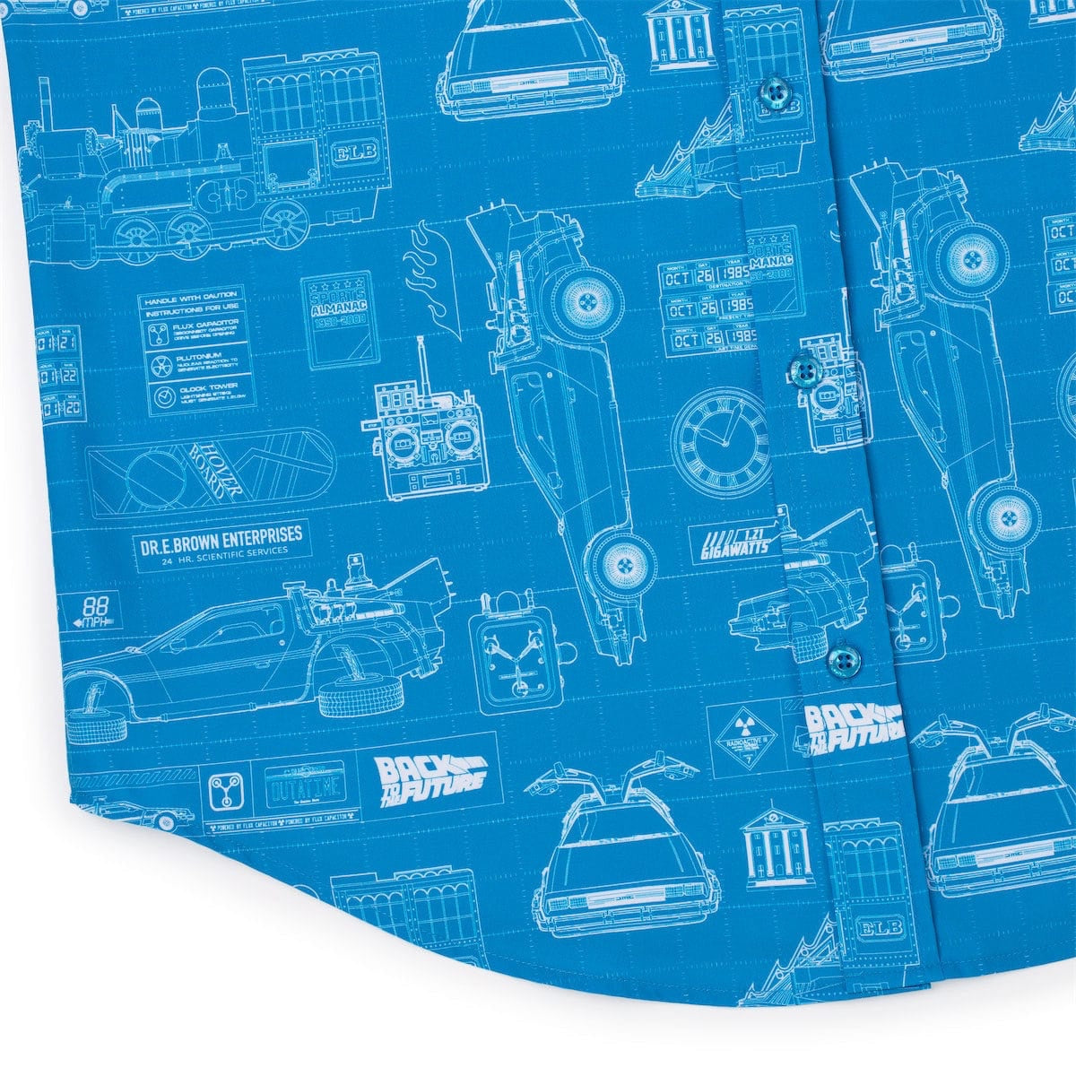 RSVLTS Back to the Future "If My Calculations Are Correct" – KUNUFLEX Short Sleeve Shirt