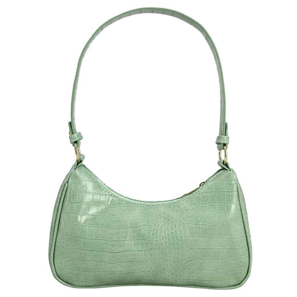 The Little Mermaid Croco Handbag with Ariel Metal Badge-zoom-2