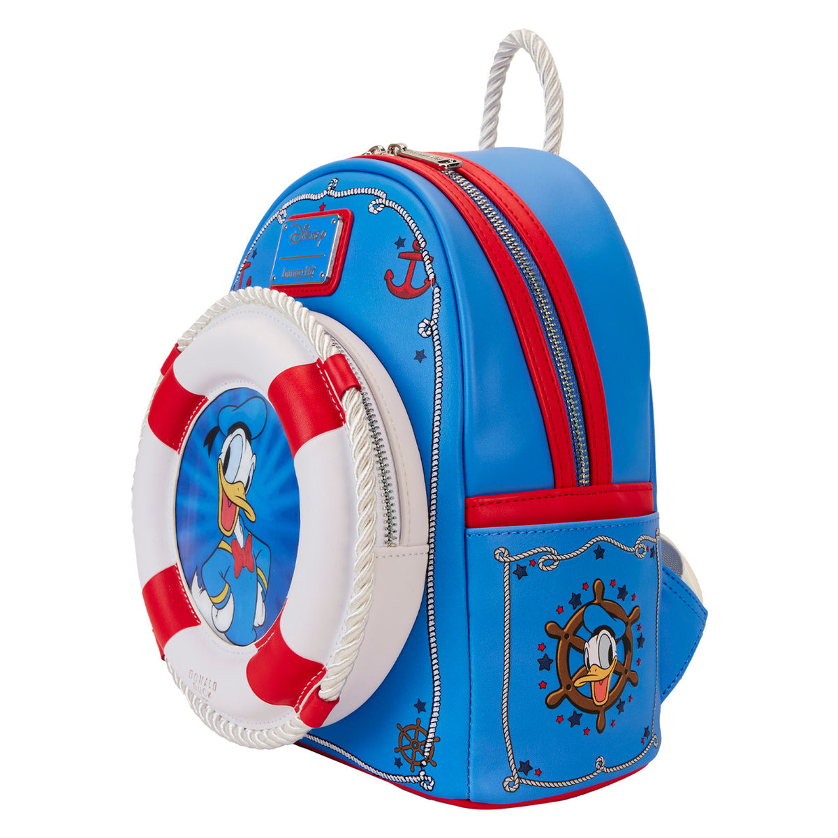 Loungefly Donald Duck 90th Anniversary Lenticular Mini Backpack-zoom-3