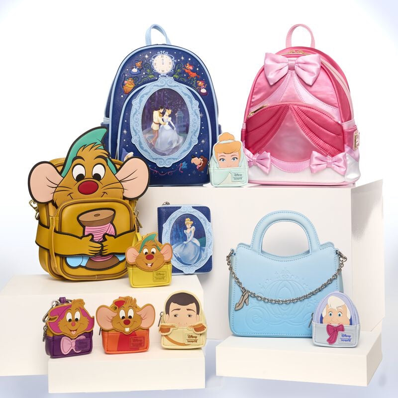 Loungefly Cinderella 75th Anniversary Cosplay Mystery Mini Backpack Keychain Charm