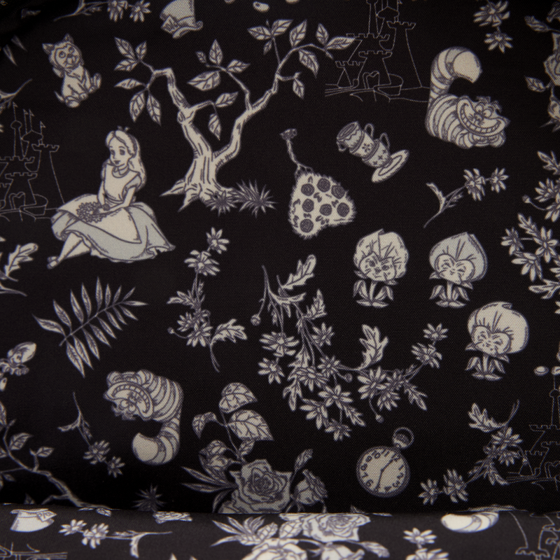 Loungefly Alice in Wonderland Floral Mini Backpack-zoom-2
