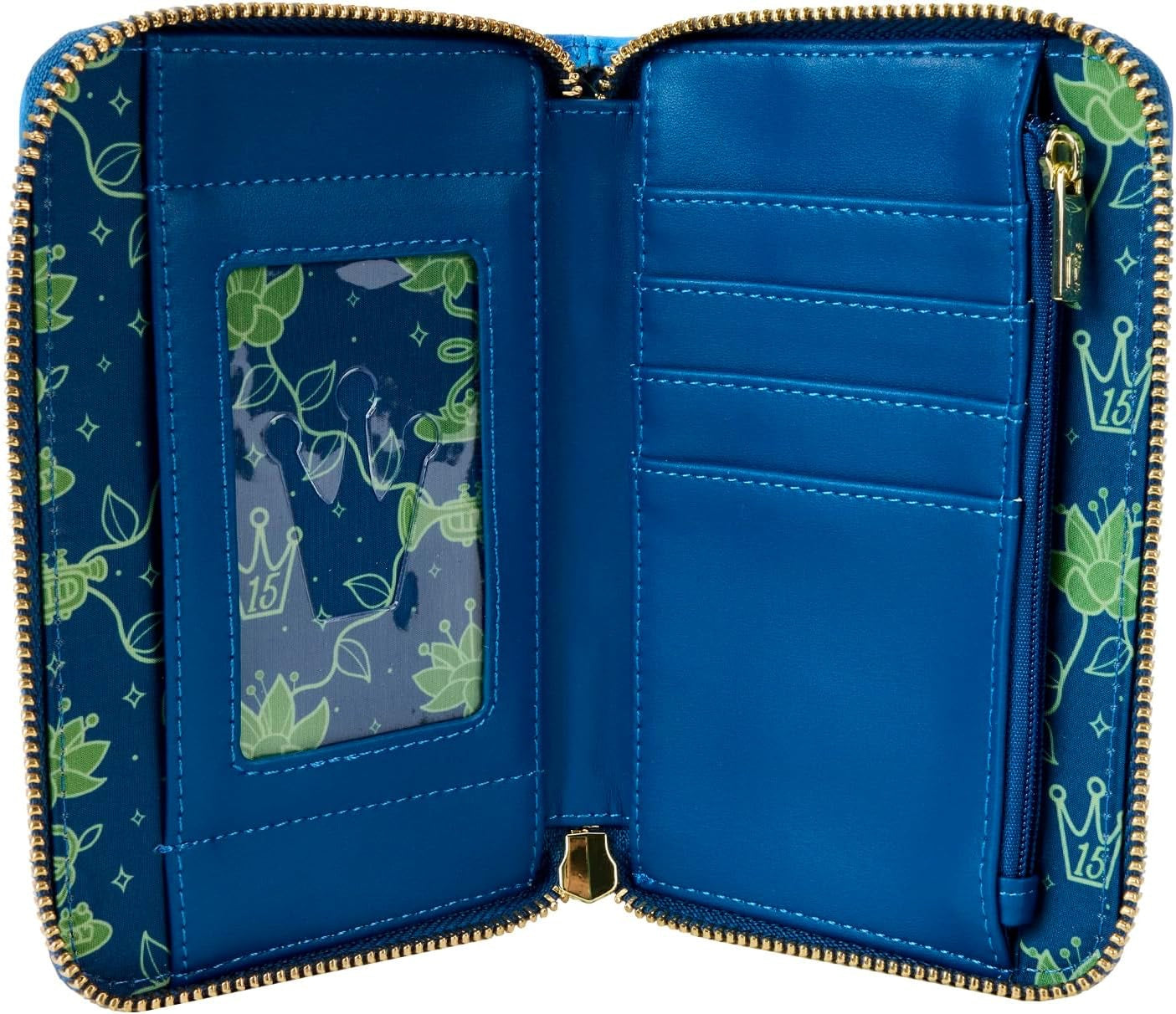 Loungefly Disney The Princess And The Frog 15th Anniversary Evening Star Glow Zip Around Wallet-3