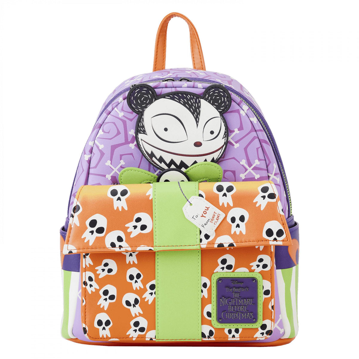 Loungefly  Nightmare Before Christmas Scary Teddy Present Mini Backpack-zoom-1