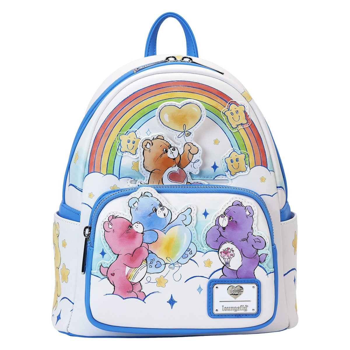 Loungefly Care Bears Rainbows in the Sky Mini Backpack-1