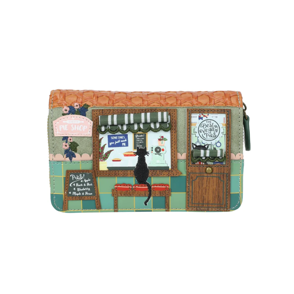 Vendula London Pie Shop Medium Ziparound Wallet-2