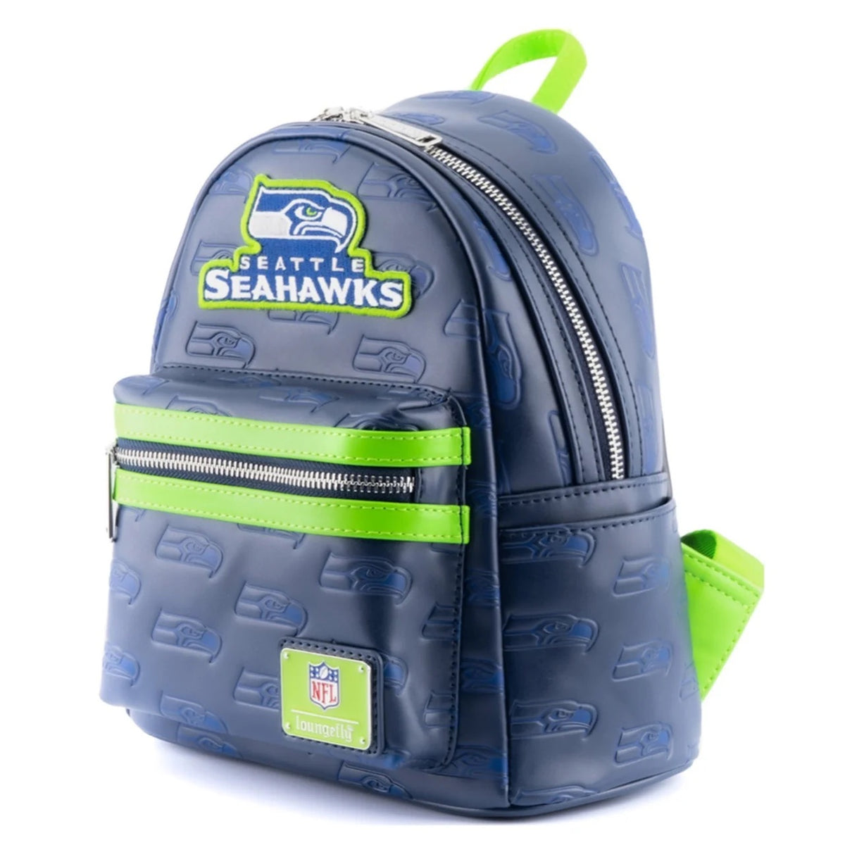 Loungefly NFL Seattle Seahawks Logo Mini Backpack-zoom-2
