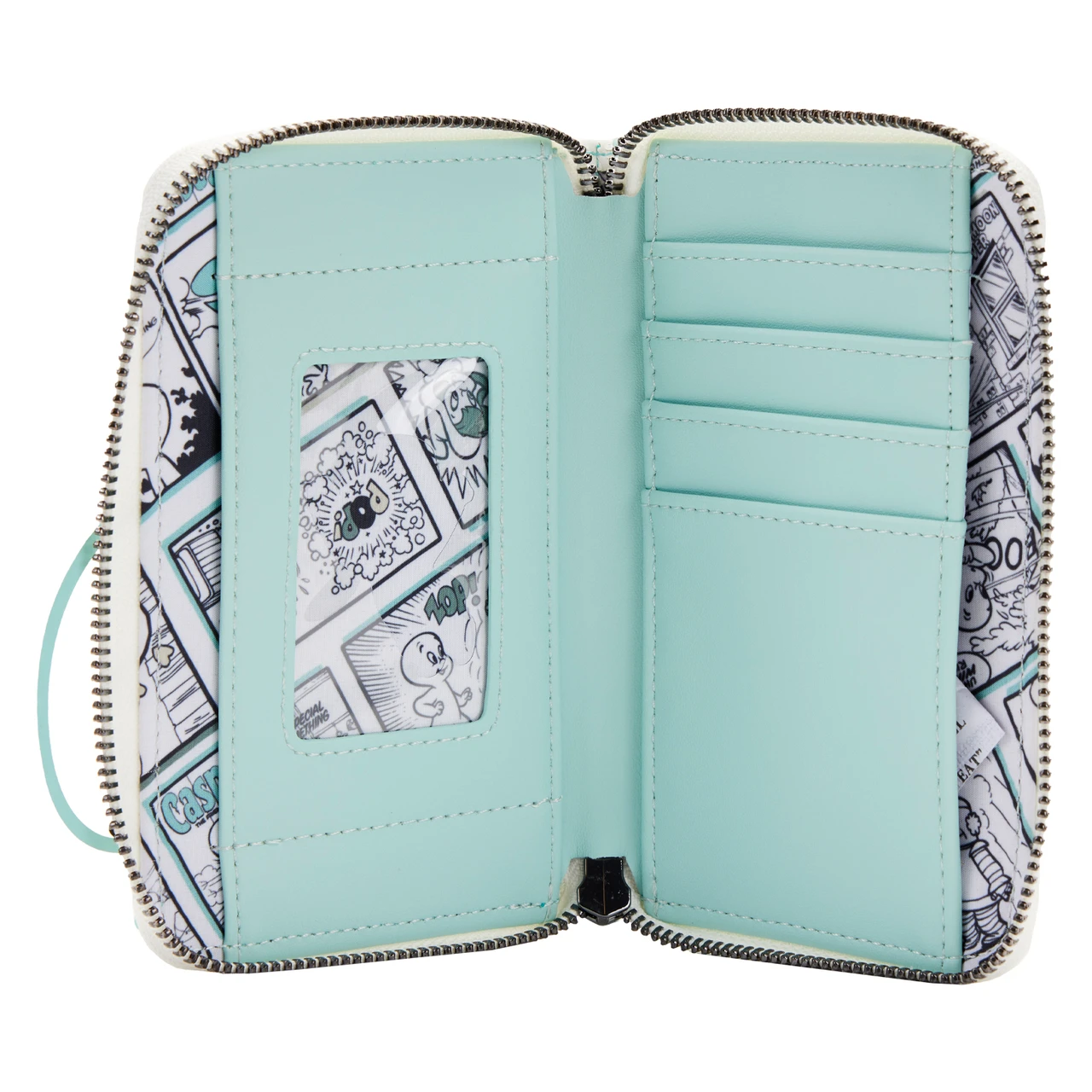 Loungefly Universal Casper The Friendly Ghost Let's Be Friends Zip-Around Wallet-3