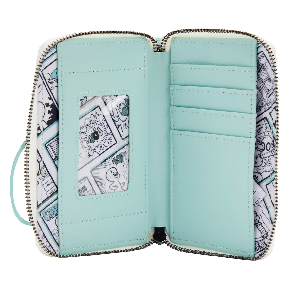 Loungefly Universal Casper The Friendly Ghost Let's Be Friends Zip-Around Wallet-zoom-3