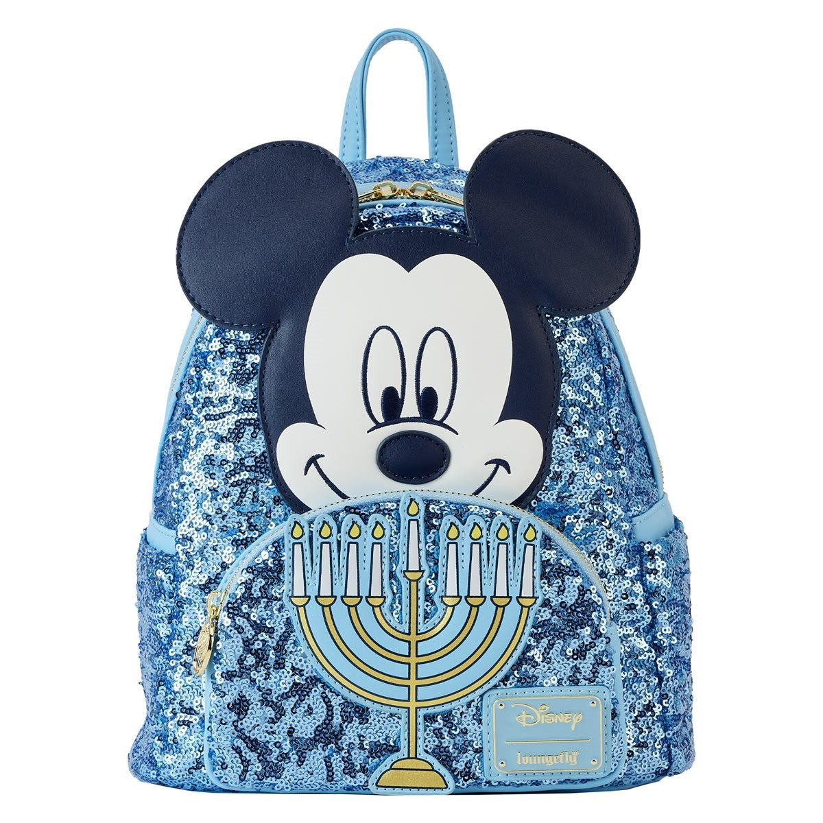 Loungefly Disney Mickey Happy Hanukkah Menorah Mini Backpack