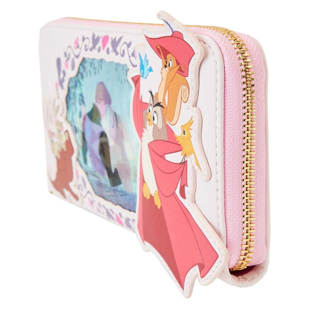 Loungefly Sleeping Beauty Princess Lenticular Series Wristlet Wallet