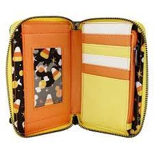 Loungefly Disney Mickey and Friends Candy Corn Zip-Around Wallet