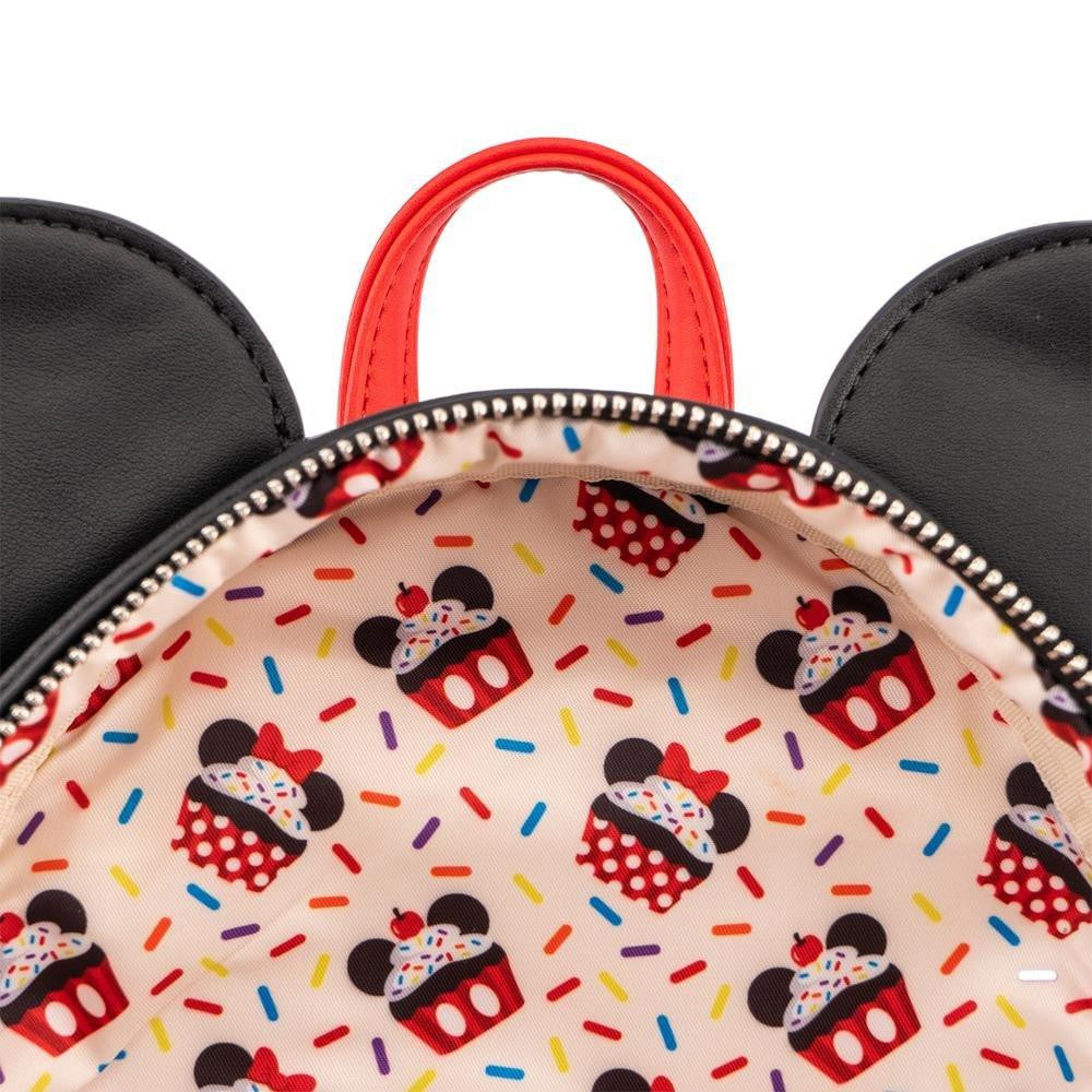 Loungefly Disney Minnie Oh My Sweets Cosplay Mini Backpack