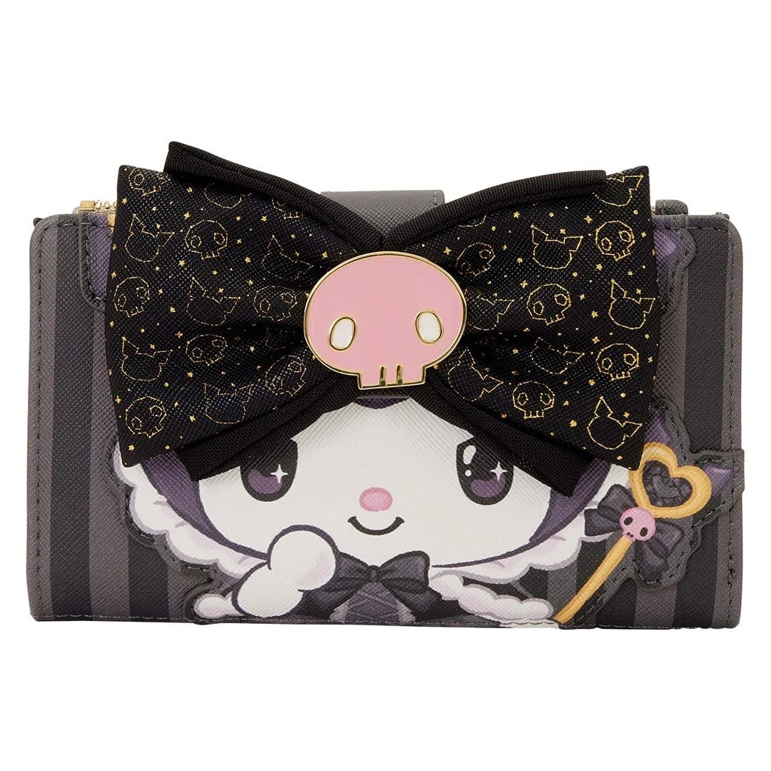 Loungefly Sanrio Kuromi 20th Anniversary Flap Wallet-1