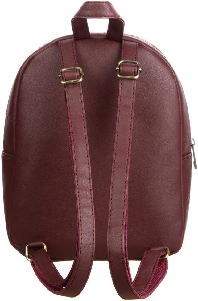Harry Potter Hogwarts Gryffindor Faux Leather Mini Backpack-4