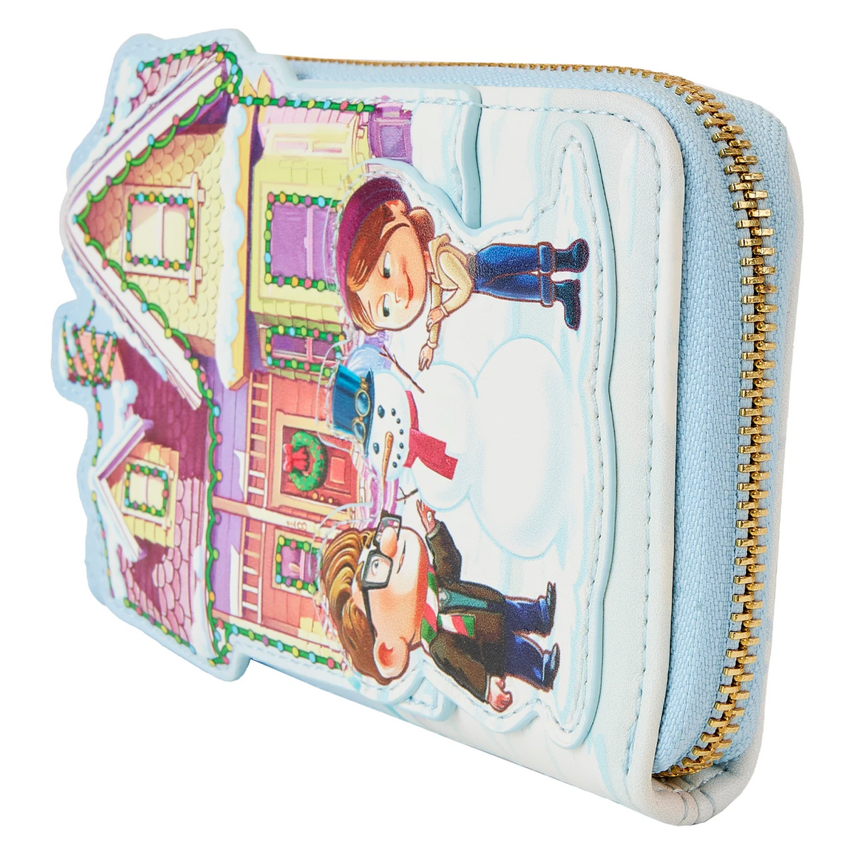 Loungefly Disney Pixar Up House Christmas Lights Zip-Around Wallet-4
