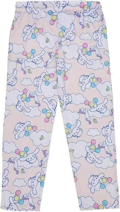 Cinnamoroll Adult Womens Sleepwear Set with Short Sleeve Tee and Sleep Pants-7