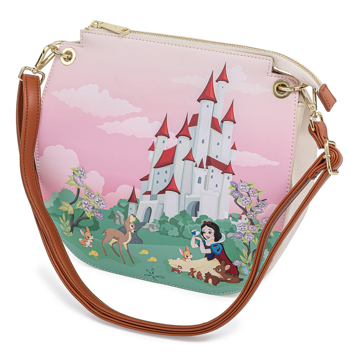 Loungefly Snow White Castle Crossbody Bag-zoom-4