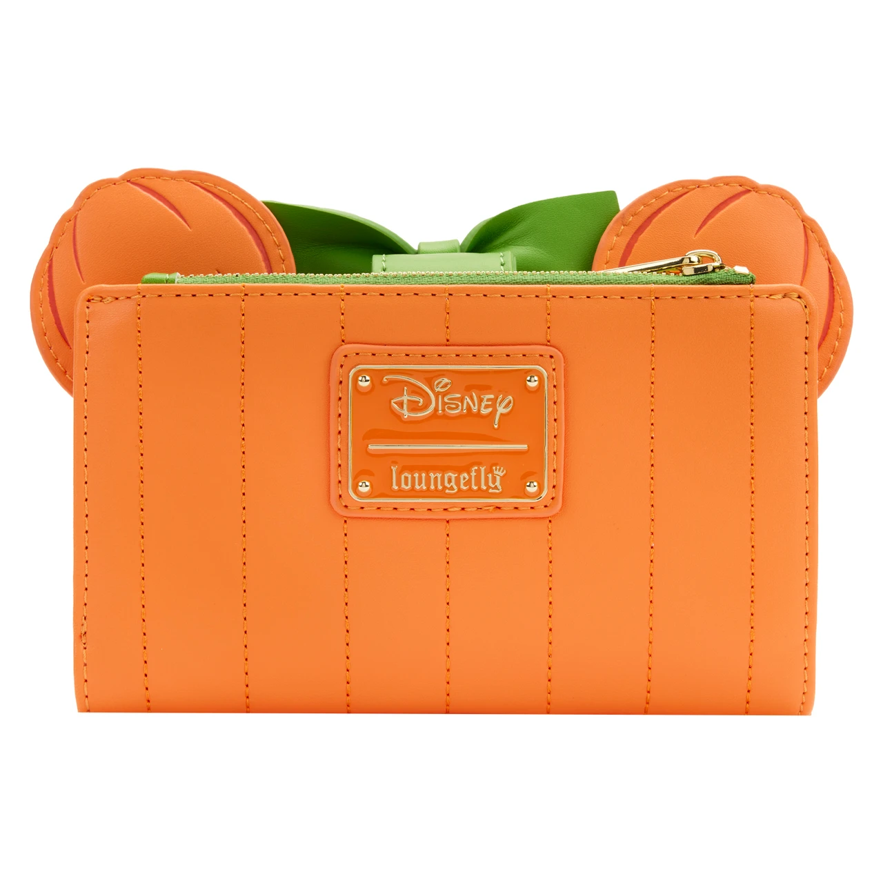 Loungefly Disney Glow Face Pumpkin Minnie Flap Wallet-2