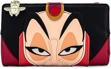 Loungefly Disney Aladdin Jafar Cosplay Faux Leather Flap Wallet