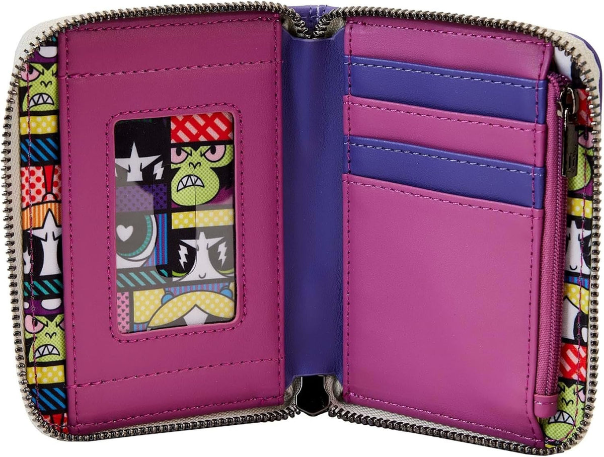 Loungefly Cartoon Network Powerpuff Girls Mojo Jojo Cosplay Zip-Around Wallet-4