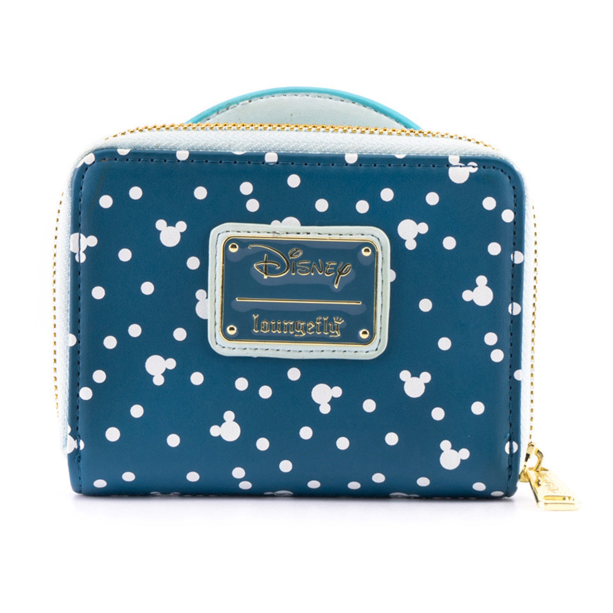 Loungefly Disney Snowman Mickey & Minnie Snow Globe Zip-Around Wallet-zoom-4
