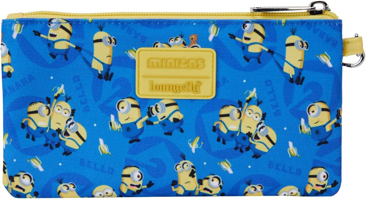 Loungefly Illumination Despicable Me Minion Nylon Wristlet Wallet-2