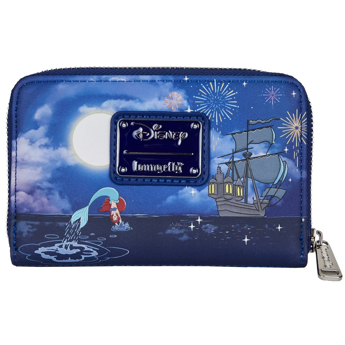 Loungefly Ariel Fireworks Zip-Around Wallet The Little Mermaid One Size