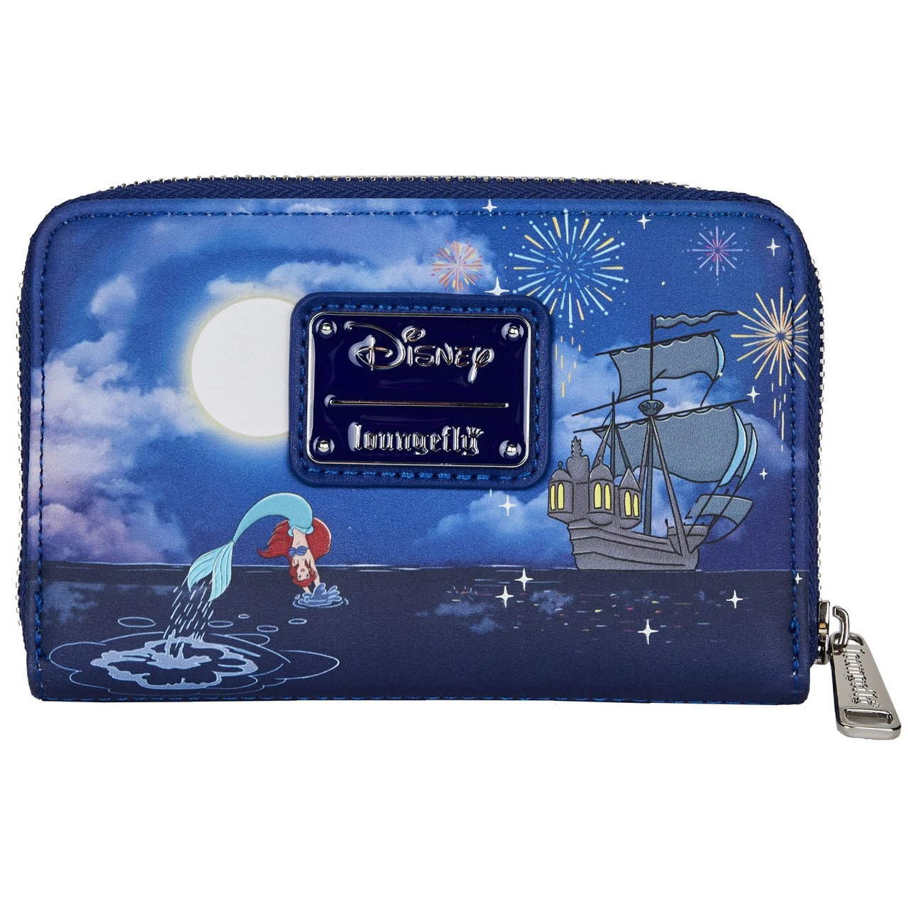 Loungefly Ariel Fireworks Zip-Around Wallet The Little Mermaid One Size-zoom-2