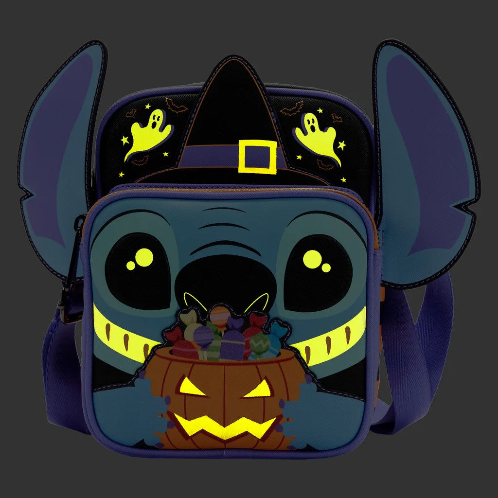 Loungefly Disney Lilo & Stitch Halloween Candy Cosplay Passport Crossbody Bag-3