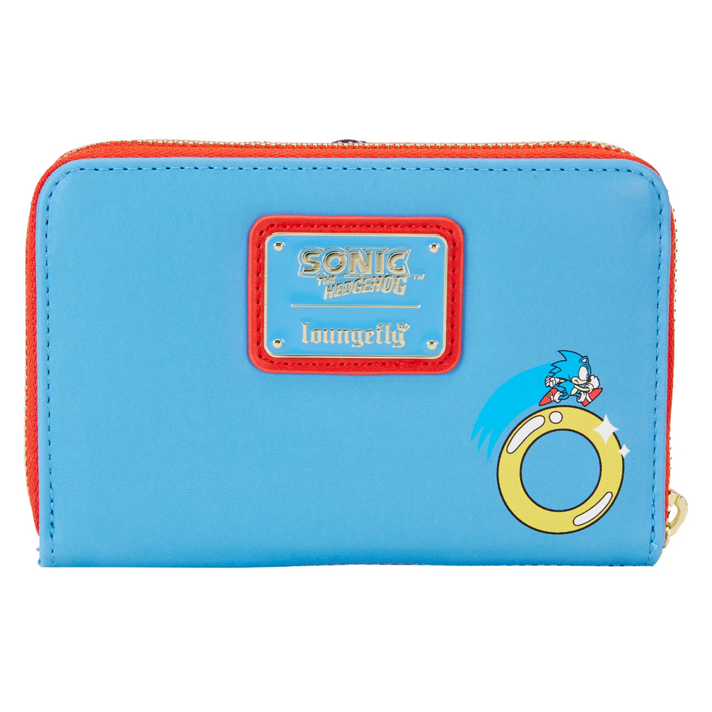 Loungefly Sega Sonic the Hedgehog Classic Cosplay Zip-Around Wallet