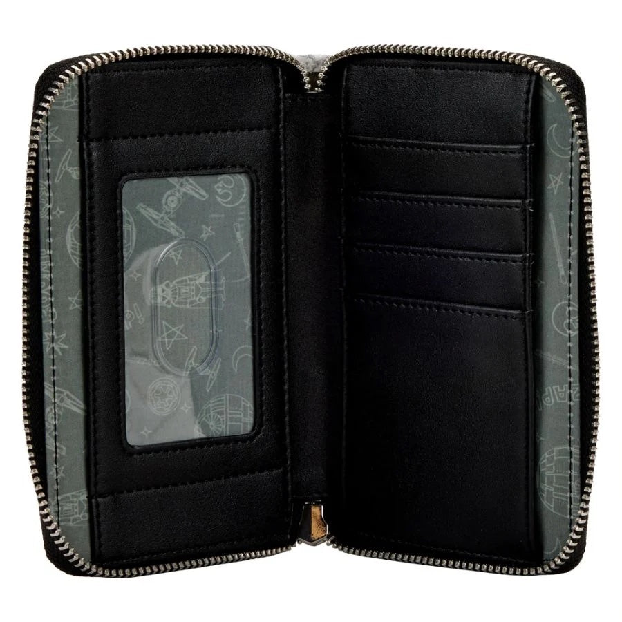 Loungefly Star Wars Darth Vader I Am Your Father Series Zip-Around Wallet