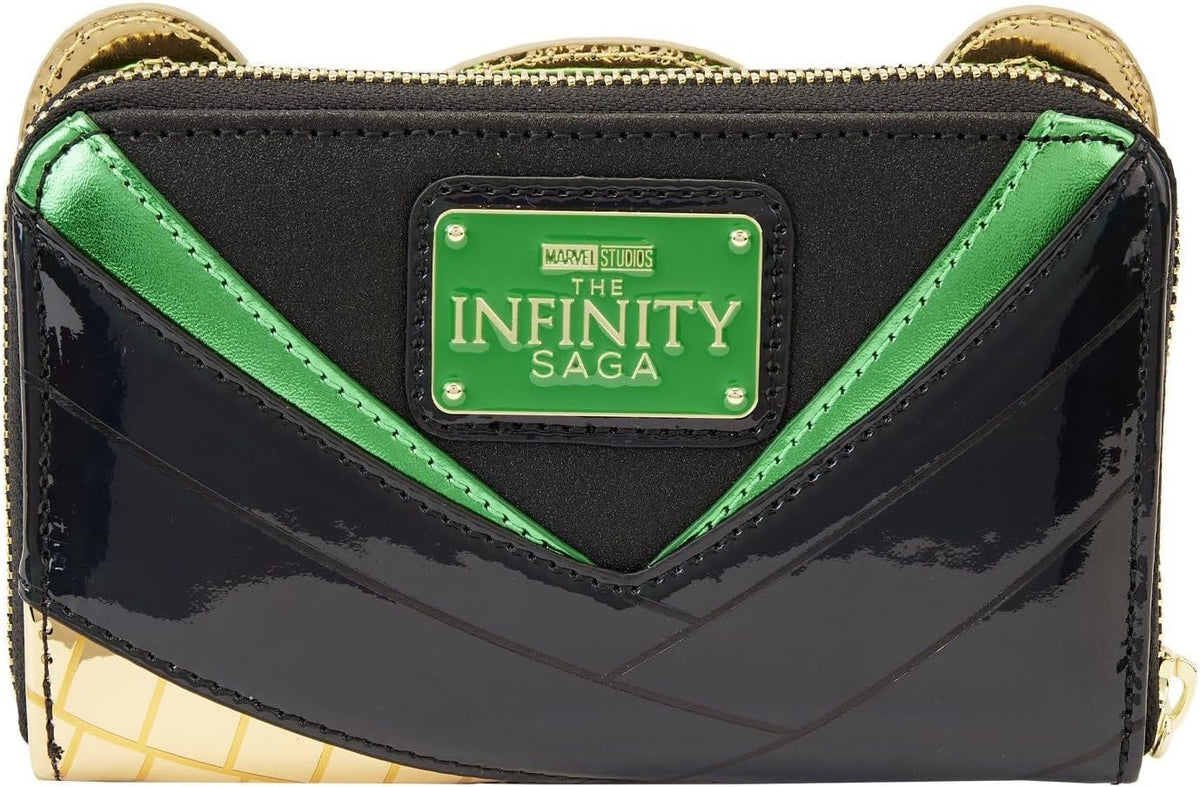Loungefly Marvel Shine Loki Zip-Around Wallet-2