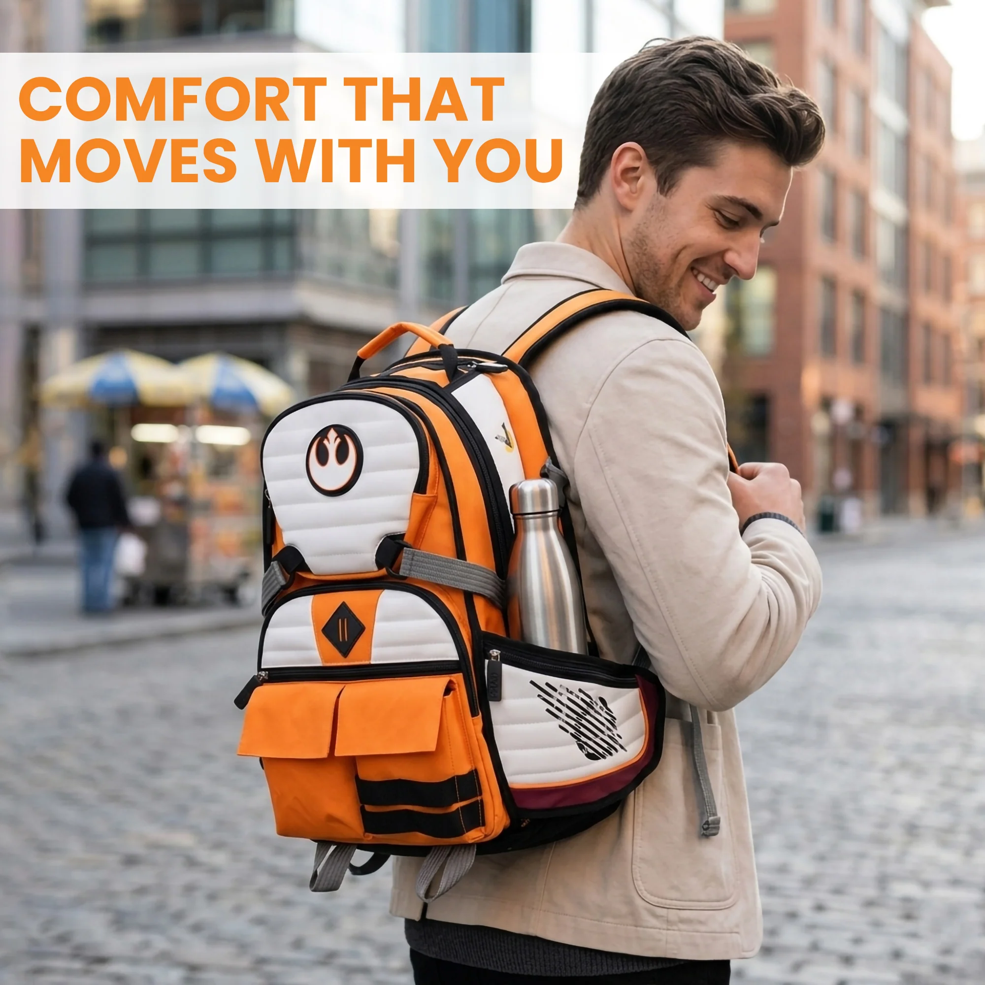 Star Wars Episode IV A New Hope Rebel Alliance adult travel backpack-zoom-4