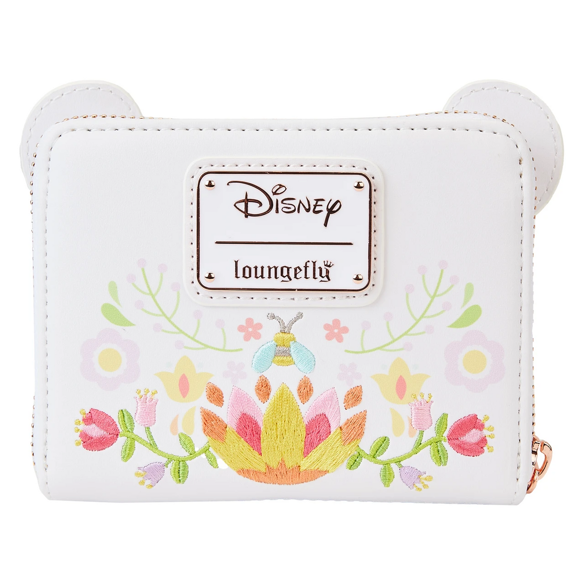 Loungefly Disney Winnie The Pooh Cosplay Folk Floral Zip Around Wallet-zoom-4