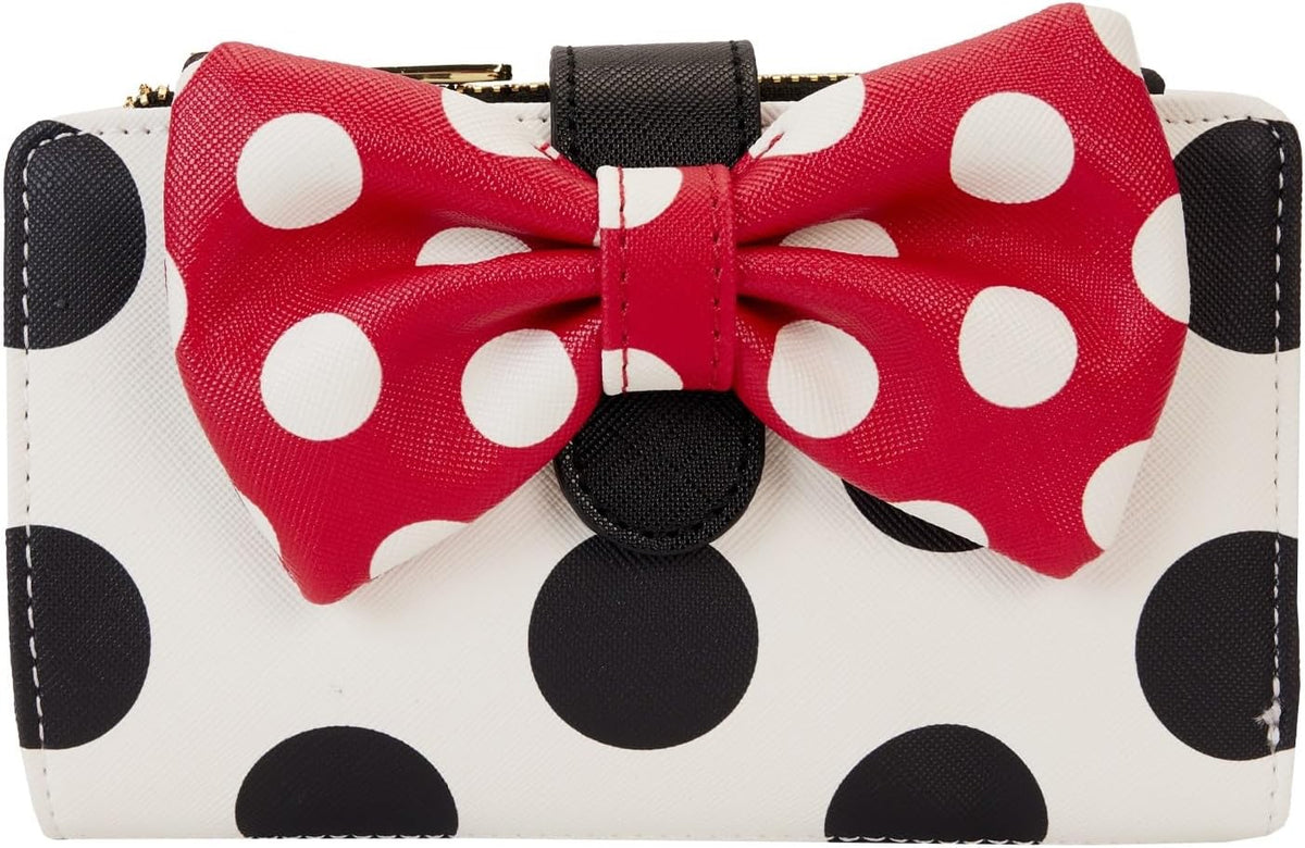 Loungefly Disney Minnie Rocks the Dots Classic Flap Wallet-1