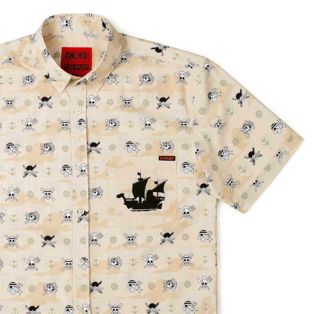 RSVLTS One Piece "From the East Blue" – KUNUFLEX Short Sleeve Shirt-zoom-1