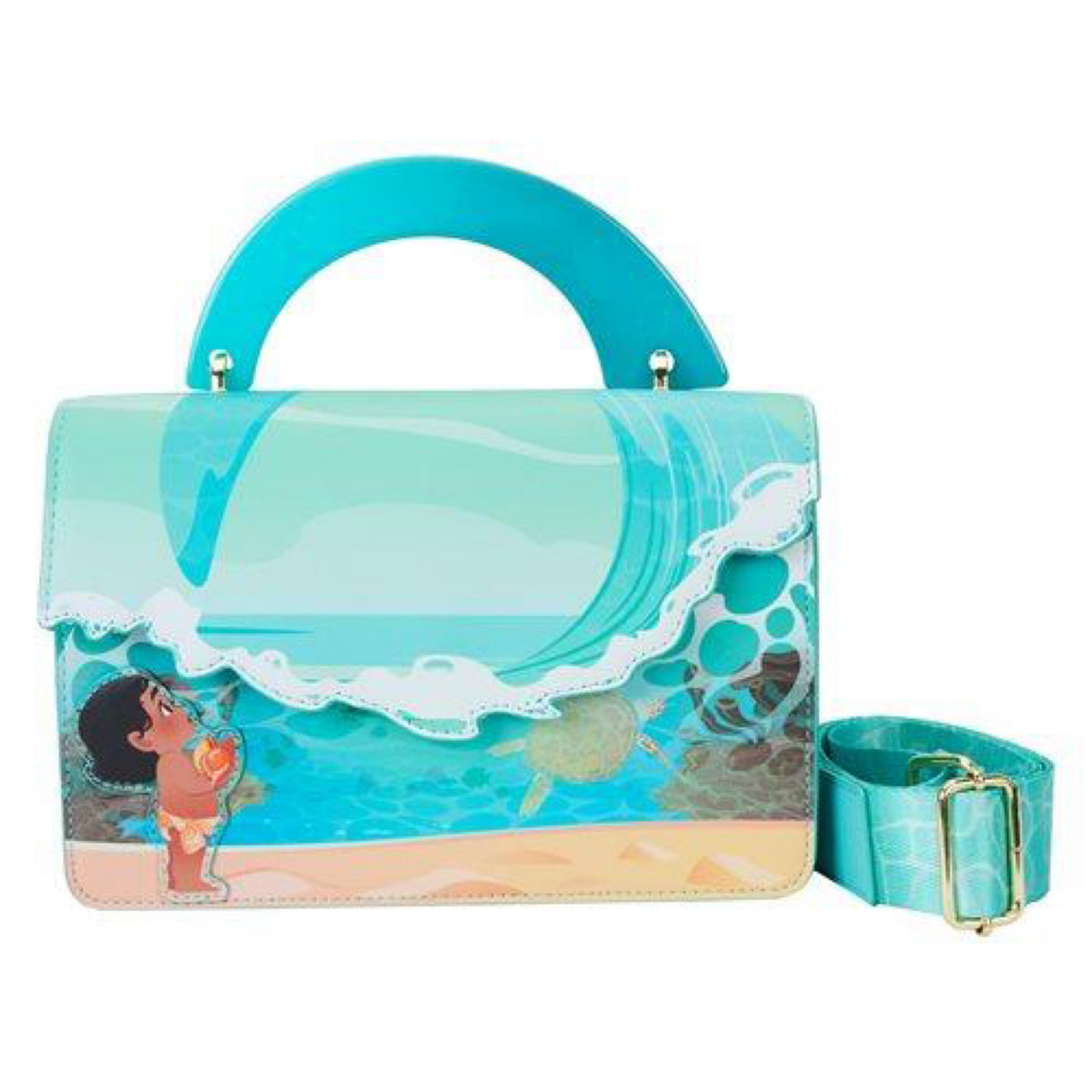 Loungefly Moana Ocean Waves Crossbody Bag-1