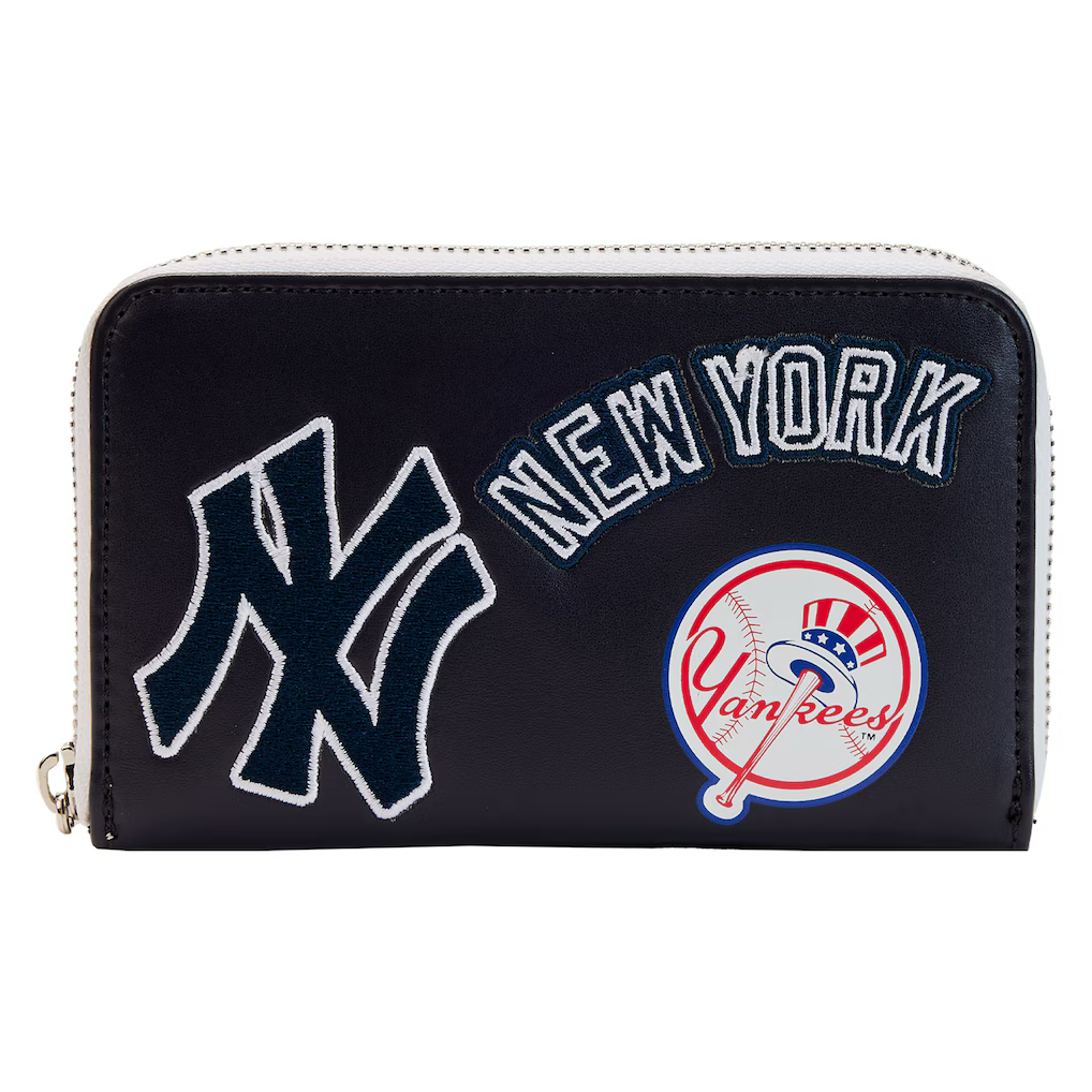 Loungefly New York Yankees Patches Zip-Around Wallet-zoom-1