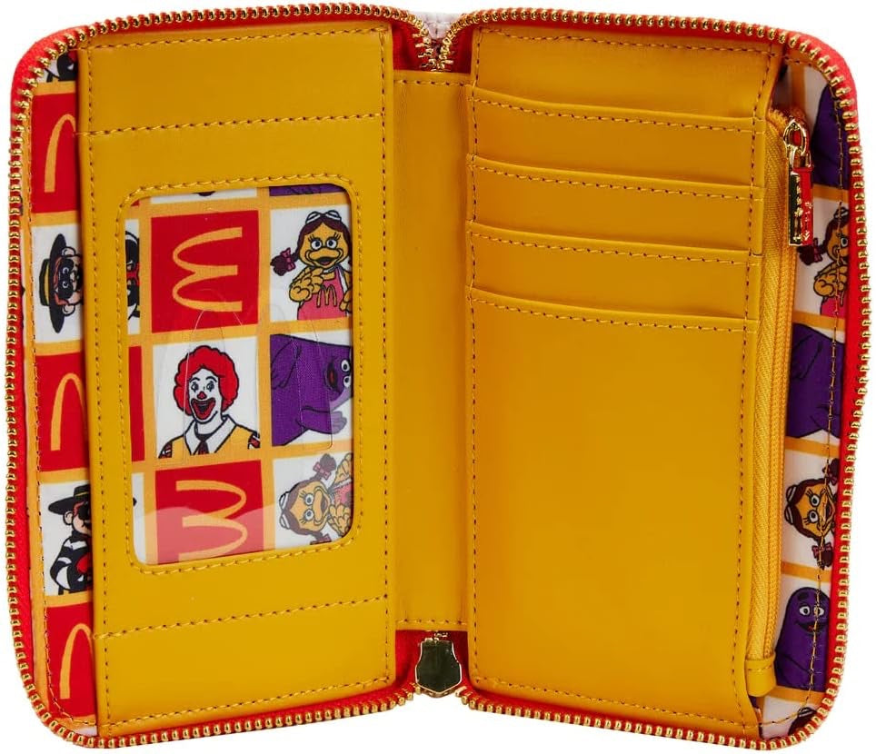 Loungefly McDonald's Ronald and Friends Zip-Around Wallet