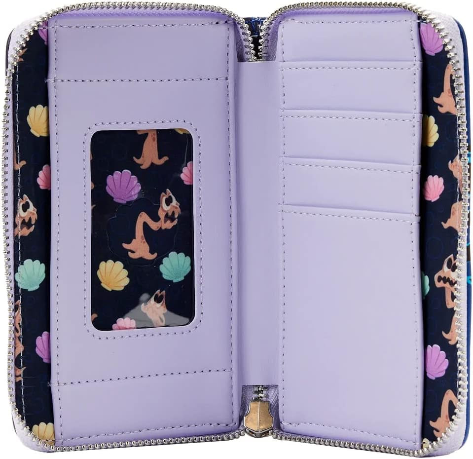 Loungefly Disney The Little Mermaid Ursula Lair Zip-Around Wallet-5
