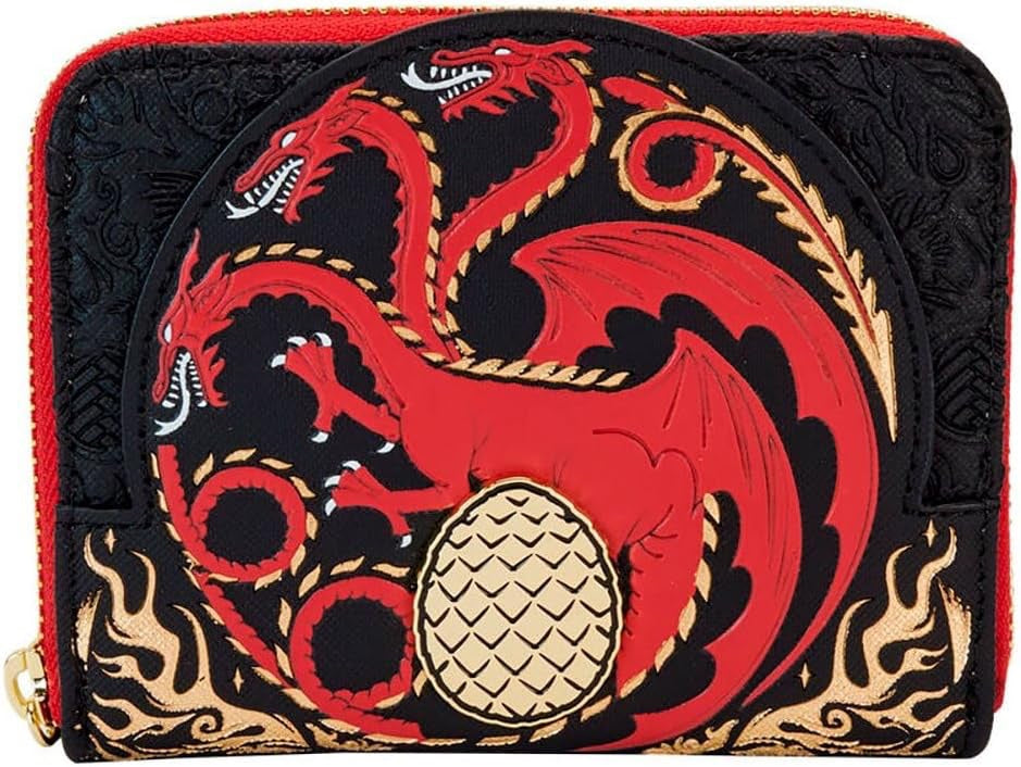 Loungefly HBO House of the Dragon Targaryen Zip-Around Wallet-zoom-1