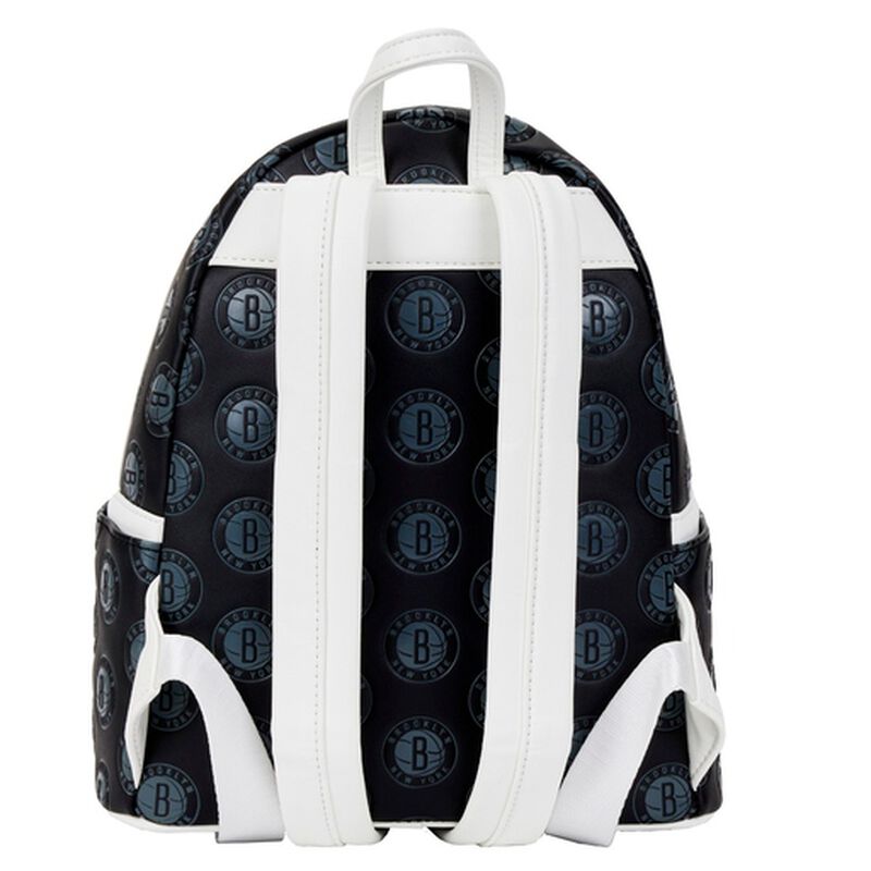 Loungefly NBA Brooklyn Nets Debossed Logo Mini Backpack-6