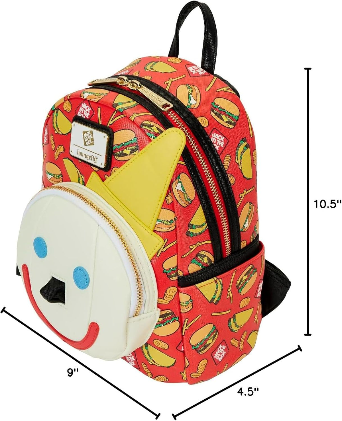 Loungefly Jack in the Box Antenna Ball Jack Mini Backpack-zoom-8