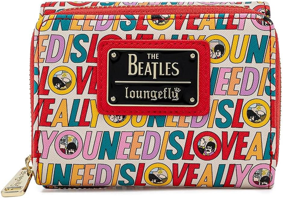 Loungefly The Beatles All You Need is Love Tri-fold Wallet-4