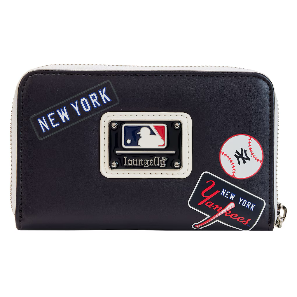 Loungefly New York Yankees Patches Zip-Around Wallet-zoom-2