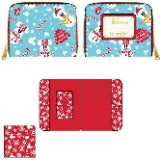 Loungefly Disney Mickey Minnie Snowman Zip Around Wallet